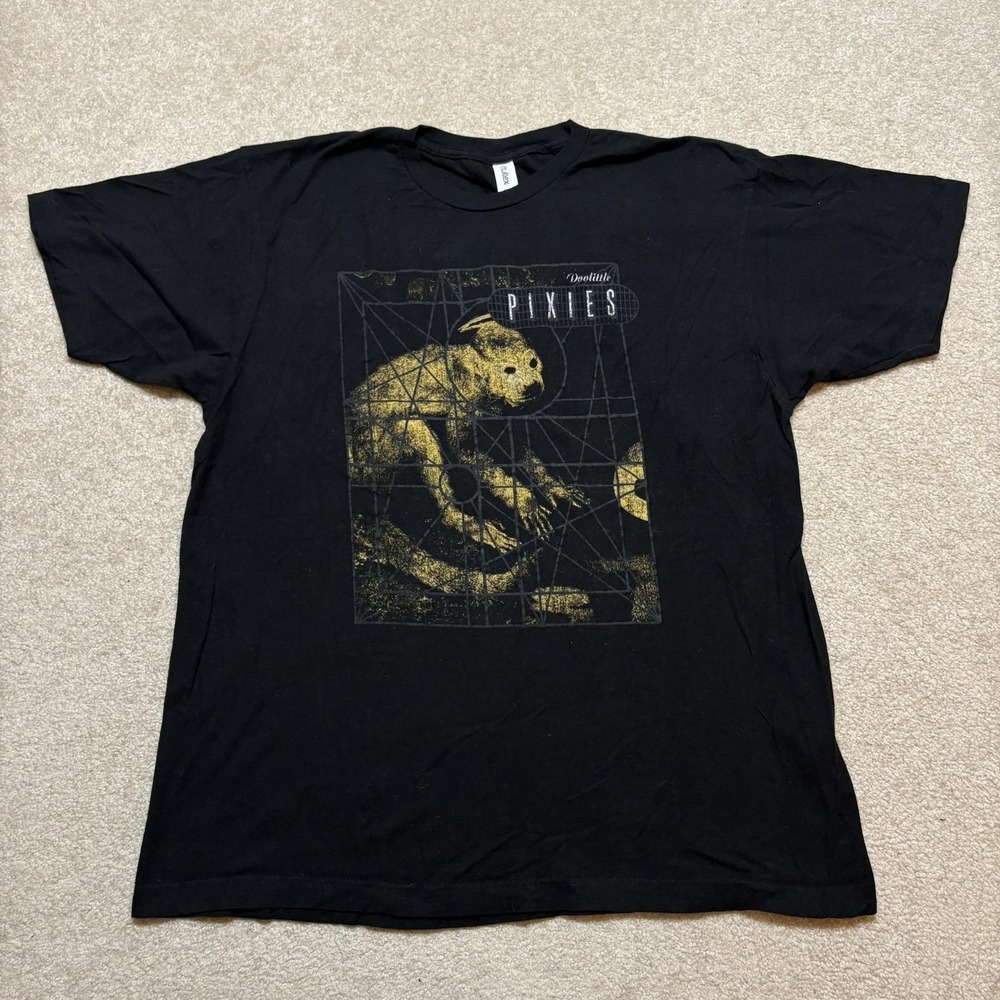 Pixies Band Shirt Mens XL Black Doolittle Album Tour 2023 Tultex Indie Rock Tee